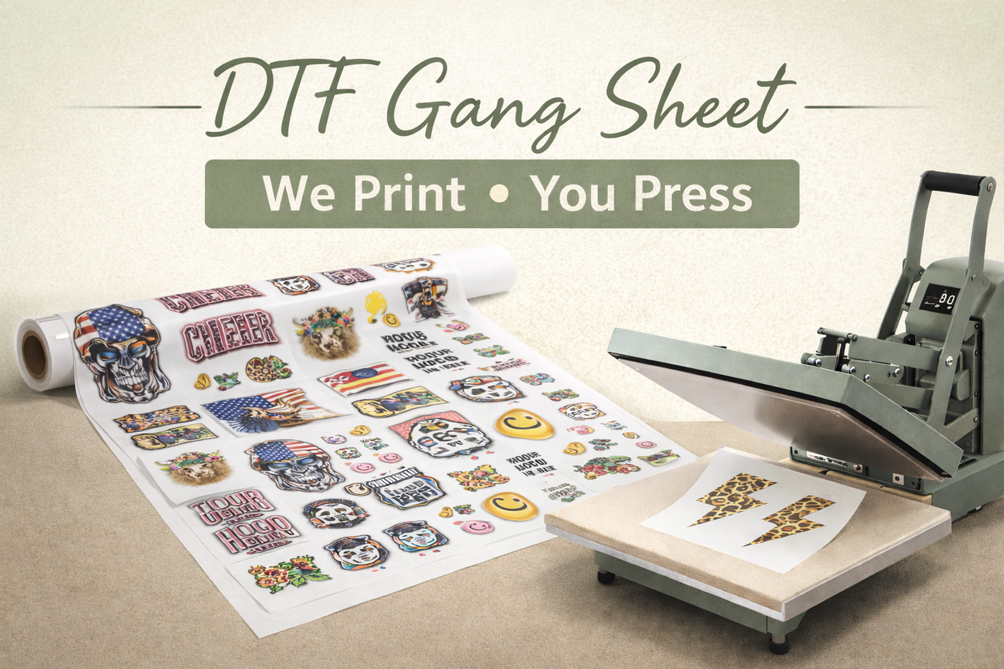 Custom DTF Gang Sheet